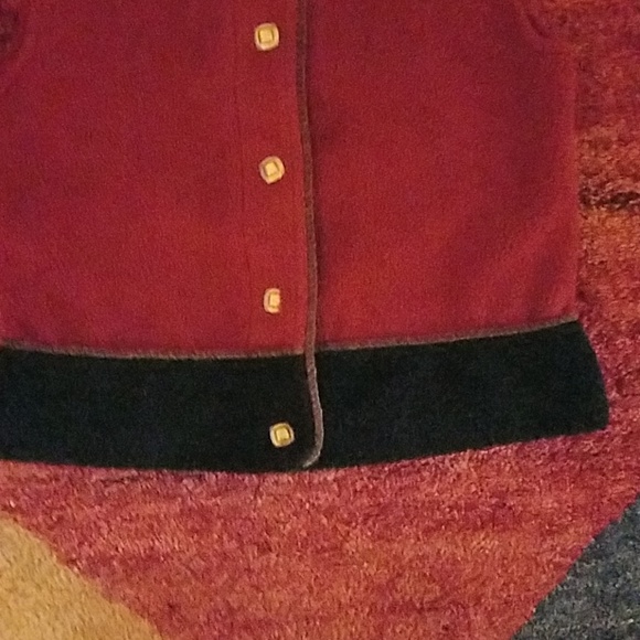 Country Clothing Co. Red & Black Fleece Vest - Picture 5 of 8